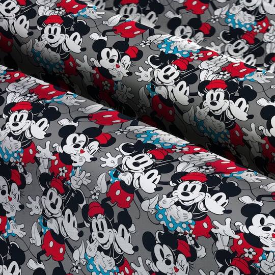 Disney® Mickey and Minnie Vintage Cotton Fabric